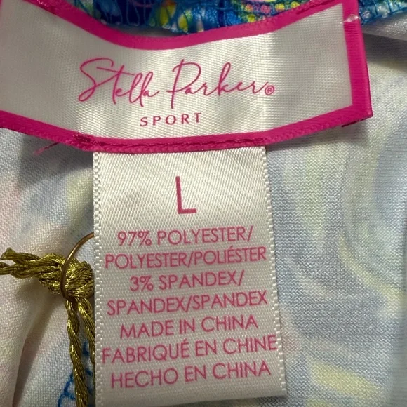 Bright Swirl Wide-Leg Jeans in Blue & Pink - Picture 11 of 11